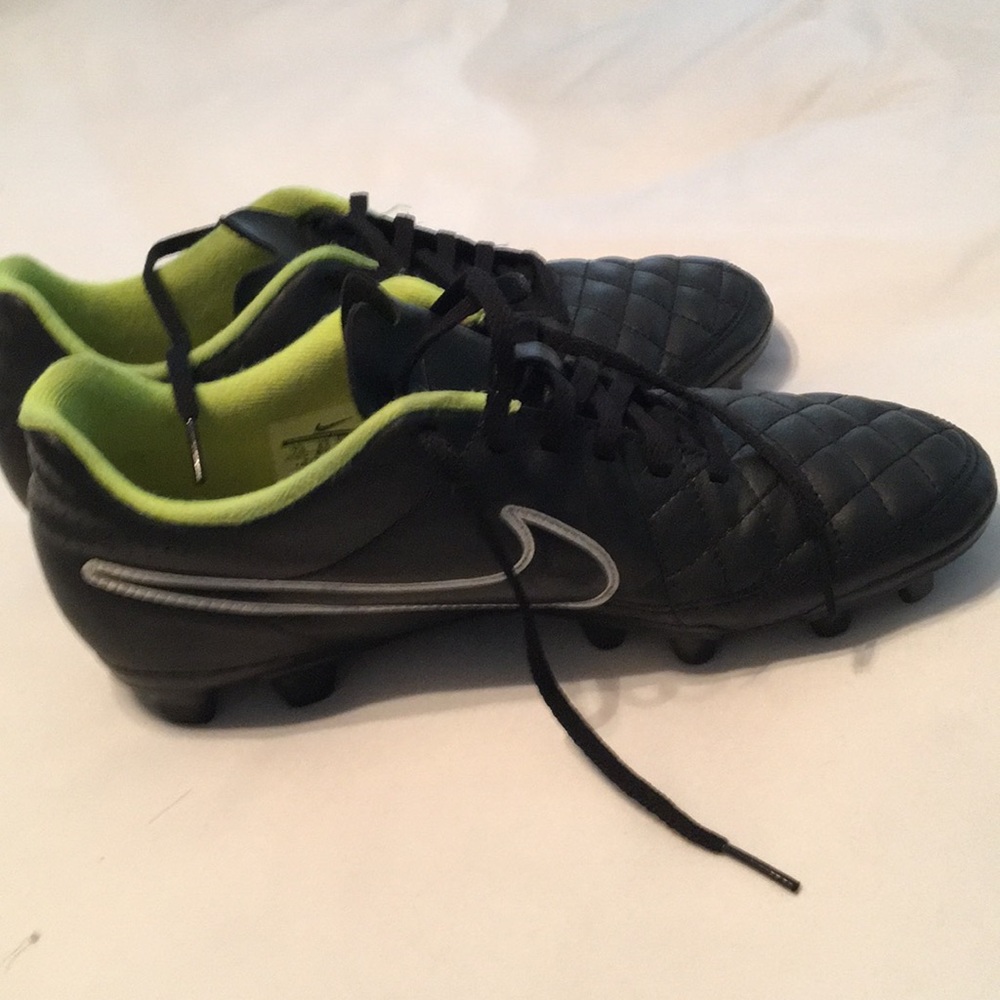 Men’s Nike Tiempo soccer cleats.